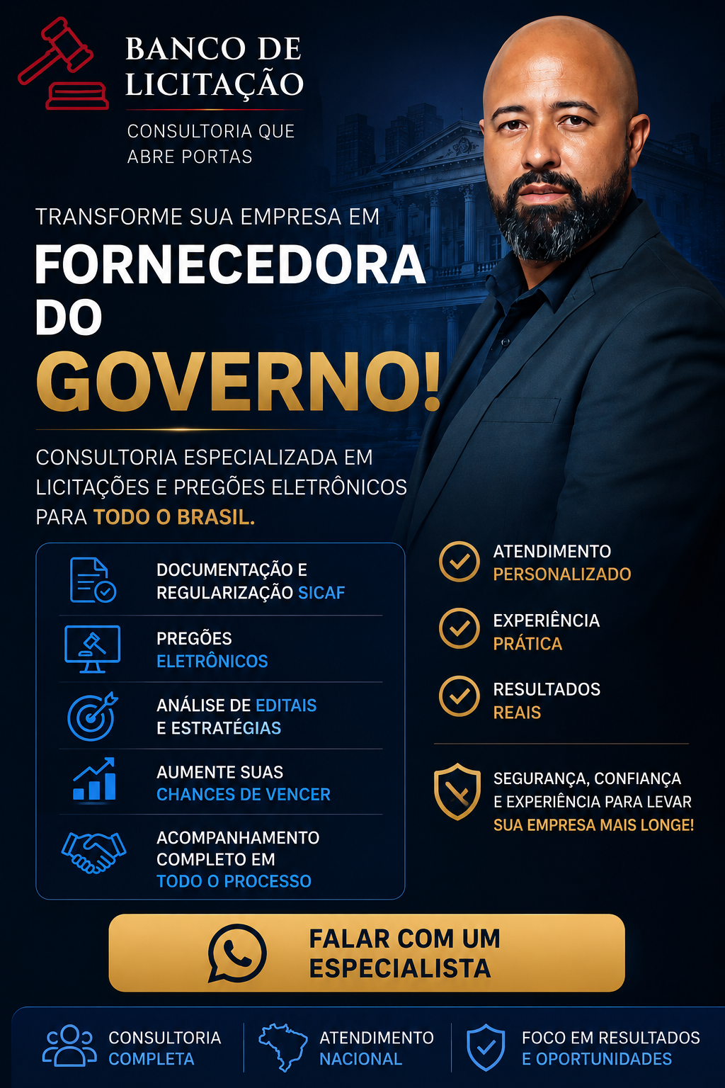 Transforme sua empresa em fornecedora do governo